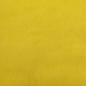 Ensemble de canapés 2 pcs avec coussins jaune velours