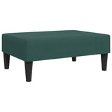 Ensemble de canapés 2 pcs vert foncé velours