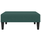 Ensemble de canapés 2 pcs vert foncé velours