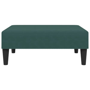 Ensemble de canapés 2 pcs vert foncé velours