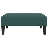 Ensemble de canapés 2 pcs vert foncé velours