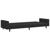 Ensemble de canapés 2 pcs noir velours