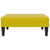 Ensemble de canapés 2 pcs jaune velours