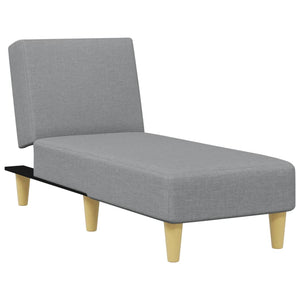 Ensemble de canapés 2 pcs gris clair tissu