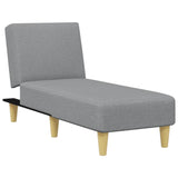 Ensemble de canapés 2 pcs gris clair tissu