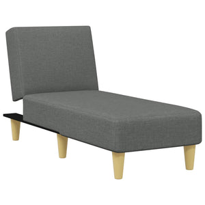 Ensemble de canapés 2 pcs gris foncé tissu