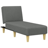 Ensemble de canapés 2 pcs gris foncé tissu