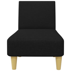 Ensemble de canapés 2 pcs noir tissu
