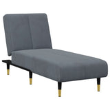 Ensemble de canapés 2 pcs gris foncé velours