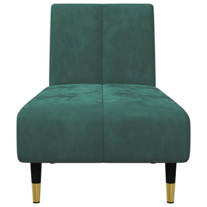 Ensemble de canapés 2 pcs vert foncé velours