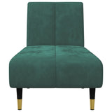 Ensemble de canapés 2 pcs vert foncé velours