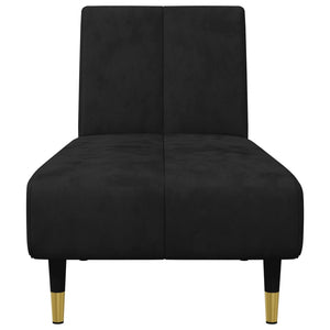 Ensemble de canapés 2 pcs noir velours