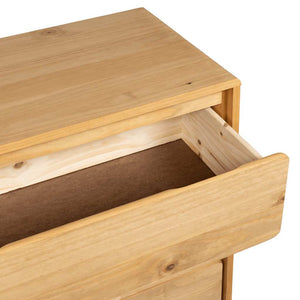 Commode SAUDA chêne 76,5x39x91 cm bois de pin massif