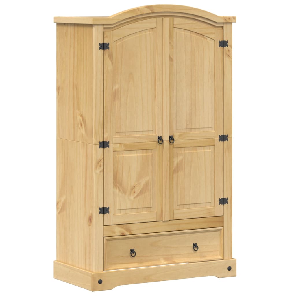 Armoire « Corona » 101 x 52 x 170 cm Bois massif Pin