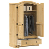 Armoire « Corona » 101 x 52 x 170 cm Bois massif Pin