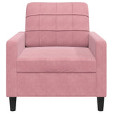 Fauteuil Rose 60 cm Velours