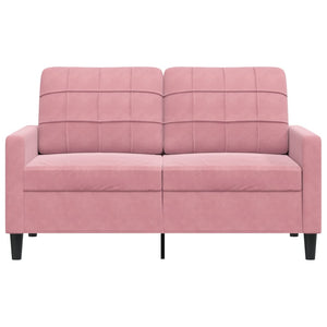 Canapé à 2 places Rose 120 cm Velours