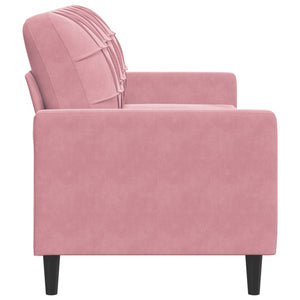 Canapé à 3 places Rose 180 cm Velours