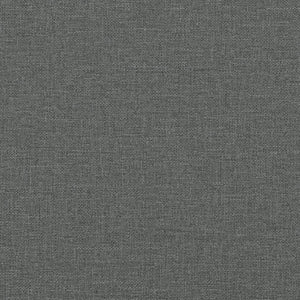 Ensemble de canapés 3 pcs gris foncé tissu