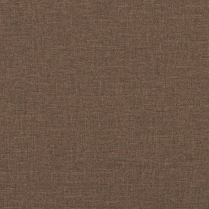 Ensemble de canapés 3 pcs marron tissu
