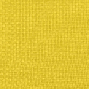 Ensemble de canapés 4 pcs avec repose-pied jaune clair tissu