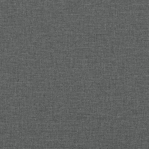 Ensemble de canapés 3 pcs coussins décoratifs gris foncé tissu