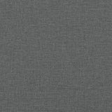 Ensemble de canapés 3 pcs coussins décoratifs gris foncé tissu