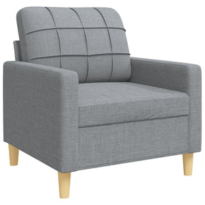 Ensemble de canapés 4 pcs repose-pied et coussins décoratifs