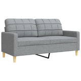 Ensemble de canapés 4 pcs repose-pied et coussins décoratifs