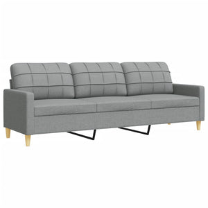 Ensemble de canapés 4 pcs repose-pied et coussins décoratifs