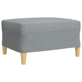 Ensemble de canapés 4 pcs repose-pied et coussins décoratifs