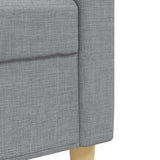 Ensemble de canapés 4 pcs repose-pied et coussins décoratifs
