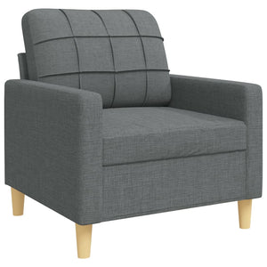 Ensemble de canapés 4 pcs repose-pied et coussins décoratifs