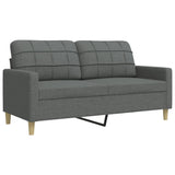 Ensemble de canapés 4 pcs repose-pied et coussins décoratifs