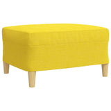 Ensemble de canapés 4 pcs repose-pied et coussins décoratifs