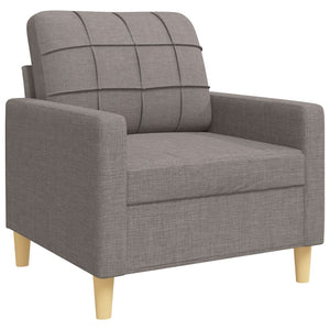 Ensemble de canapés 4 pcs repose-pied et coussins décoratifs