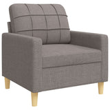 Ensemble de canapés 4 pcs repose-pied et coussins décoratifs