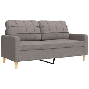 Ensemble de canapés 4 pcs repose-pied et coussins décoratifs