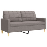 Ensemble de canapés 4 pcs repose-pied et coussins décoratifs