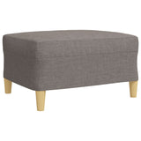 Ensemble de canapés 4 pcs repose-pied et coussins décoratifs