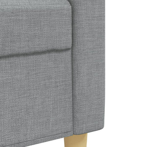 Ensemble de canapés 3 pcs repose-pied et coussins décoratifs