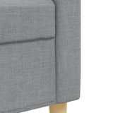 Ensemble de canapés 3 pcs repose-pied et coussins décoratifs