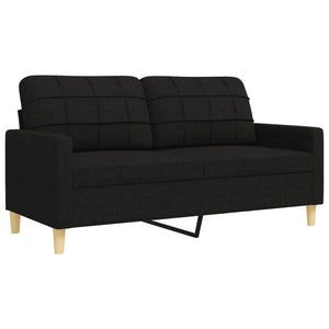Ensemble de canapés 3 pcs repose-pied et coussins décoratifs