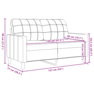Ensemble de canapés 3 pcs avec coussins Rouge bordeaux Velours