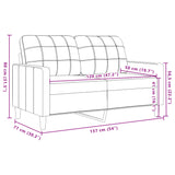 Ensemble de canapés 3 pcs avec coussins Rouge bordeaux Velours