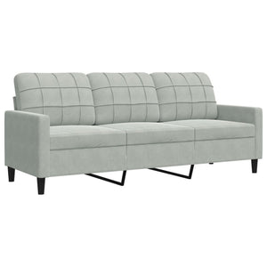 Ensemble de canapés 4 pcs et coussins et traversins velours
