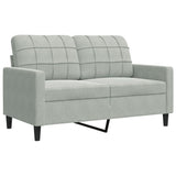 Ensemble de canapés 4 pcs et coussins et traversins velours