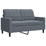 Ensemble de canapés 4 pcs avec coussins et traversins velours