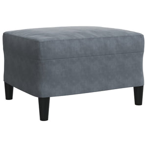 Ensemble de canapés 4 pcs avec coussins et traversins velours