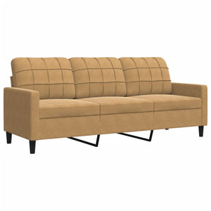 Ensemble de canapés 4 pcs avec coussins et traversins velours